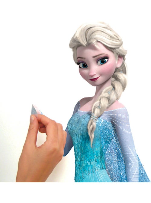 Stickers géant Elsa La Reine des Neiges Disney - Kiabi