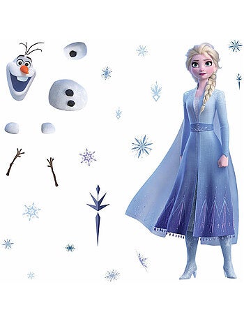 Stickers géant Elsa & Olaf La Reine des Neiges 2 Disney