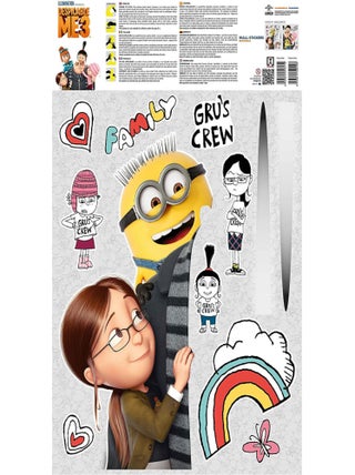 Stickers géant Famille Les Minions