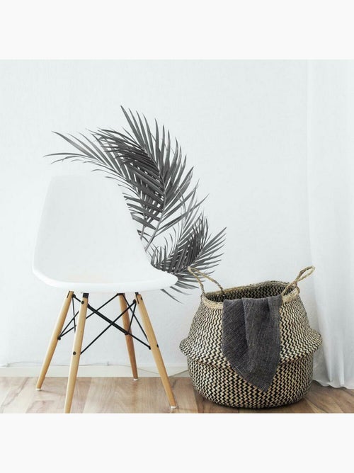 Stickers géant feuille de palmier noire - Kiabi