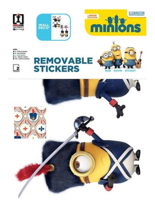 Stickers géant France Les Minions