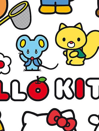 Stickers géant Hello Kitty et ses amis Sanrio