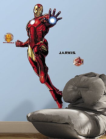 Stickers géant Iron Man Marvel H 130 CM