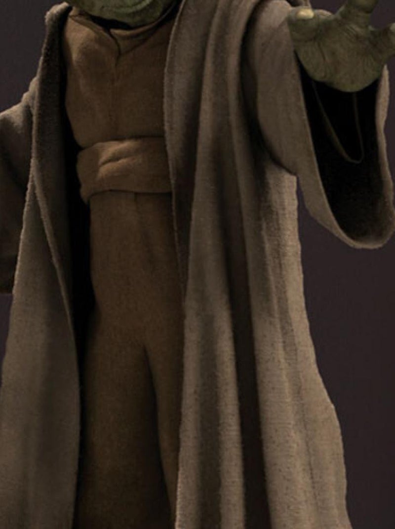 Stickers géant Jedi Yoda Star Wars vue devant meuble rouge Vert - Kiabi