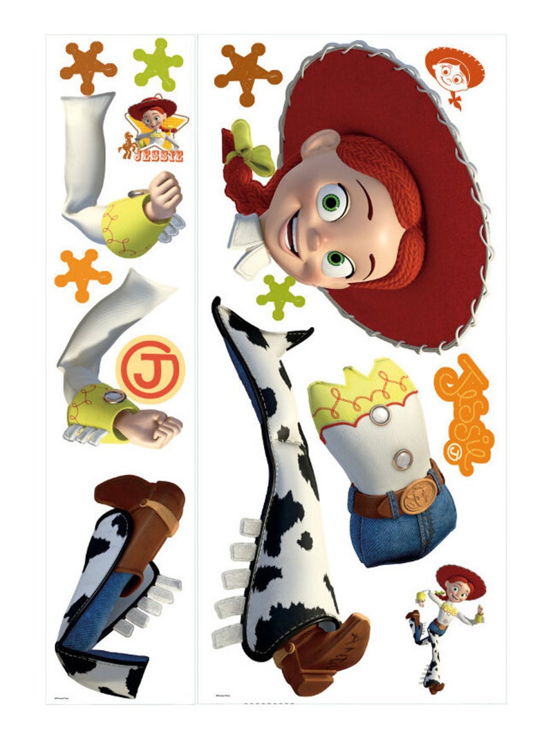 Stickers géant Jessie Toy Story Disney Multicolore - Kiabi