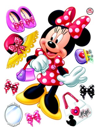 Stickers géant La Boutique de Minnie Mouse Disney