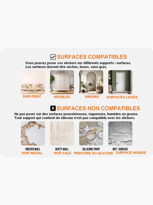 Stickers géant la Petite Sirène et coquillage Disney - Kiabi