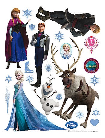 Stickers géant La Reine des Neiges Frozen Disney