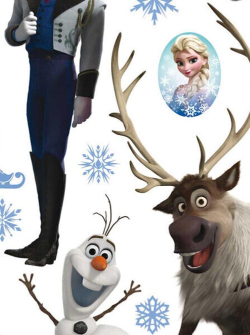 Stickers géant La Reine des Neiges Frozen Disney - Kiabi