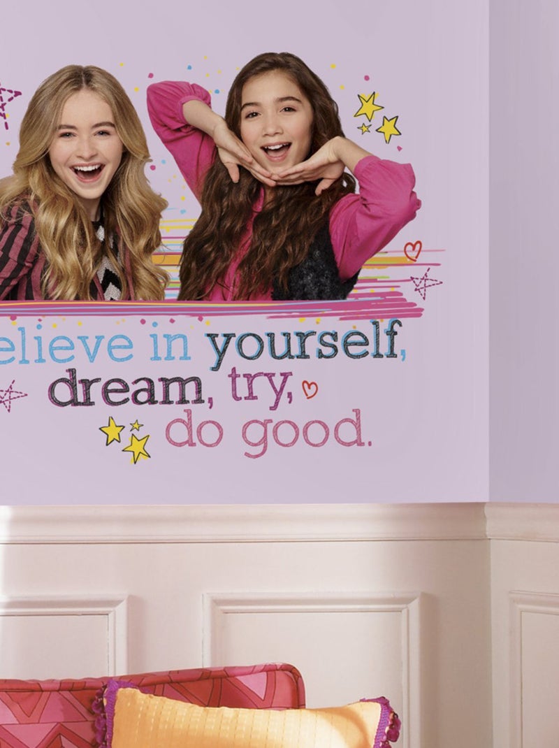 Stickers Géant Le Monde de Riley Disney Rose - Kiabi