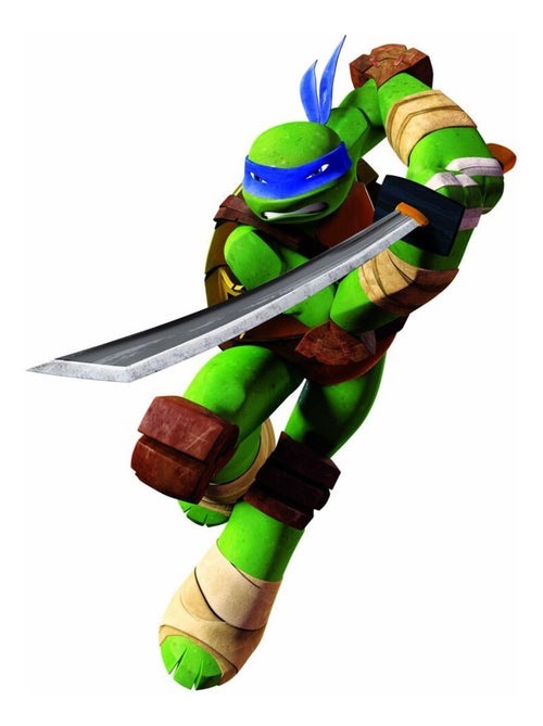 Stickers géant Leonardo Tortues Ninja Nickelodeon H 90 CM - Kiabi