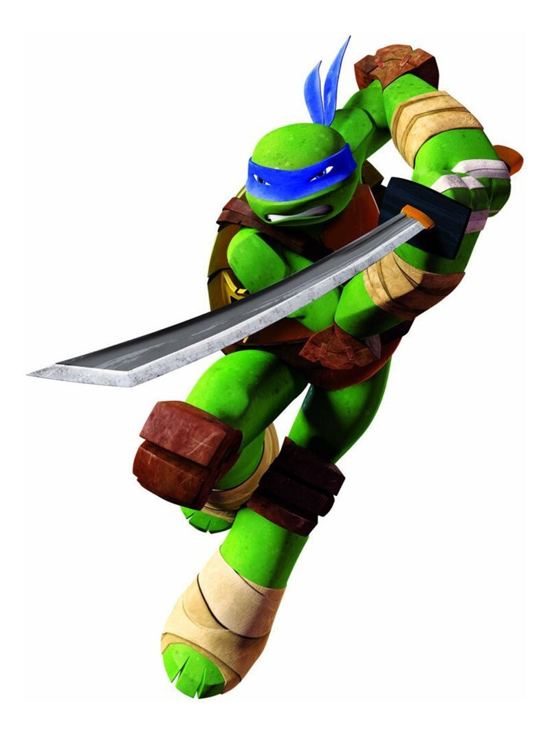Stickers géant Leonardo Tortues Ninja Nickelodeon H 90 CM Multicolore - Kiabi