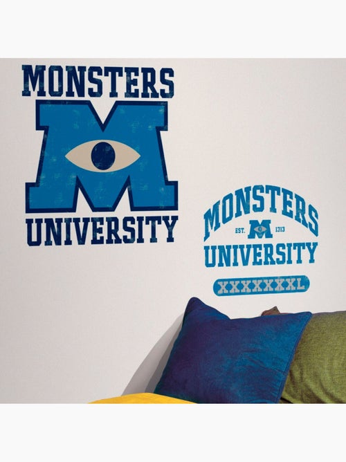 Stickers Géant Logo Monstres Academy Disney - Kiabi