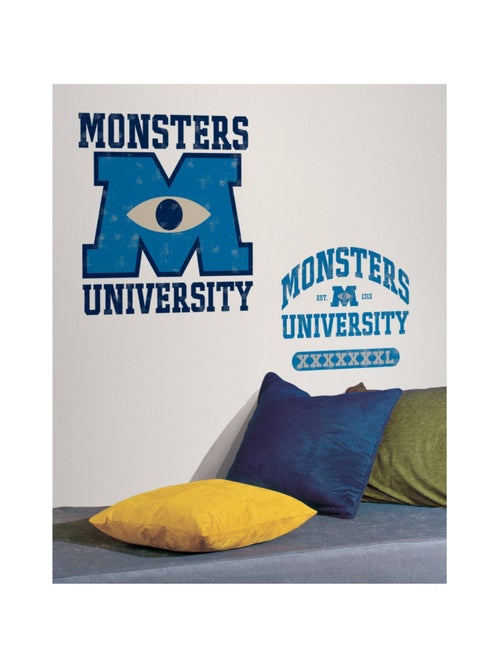 Stickers Géant Logo Monstres Academy Disney - Kiabi