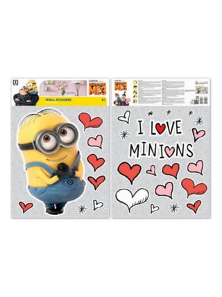 Stickers géant Love Les Minions