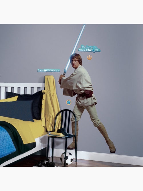 Stickers Géant Luke Skywalker Star Wars - Kiabi