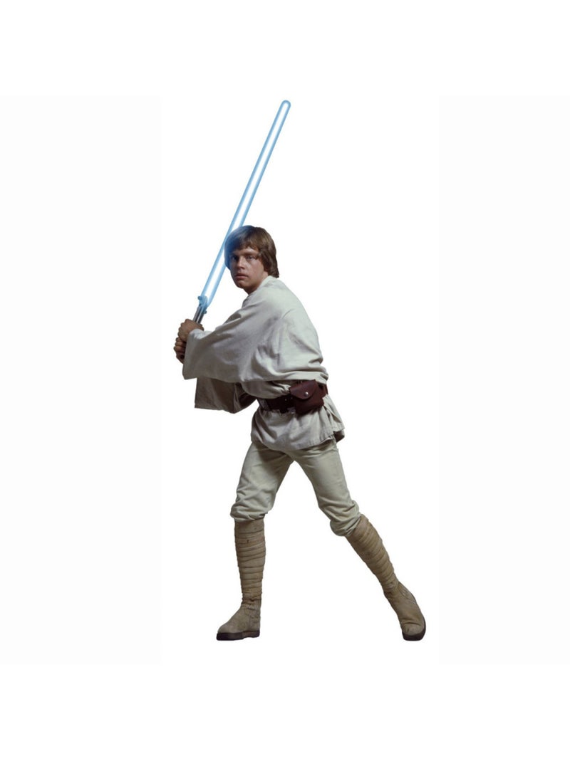 Stickers Géant Luke Skywalker Star Wars Bleu - Kiabi