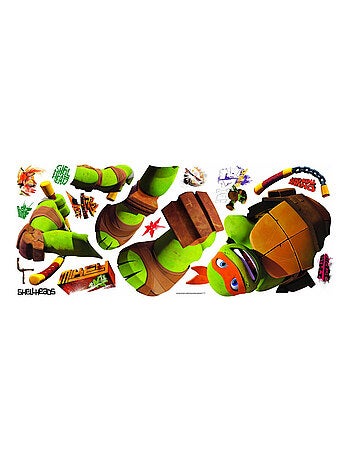 Stickers géant Michelangelo Tortues Ninja Nickelodeon H 90 CM