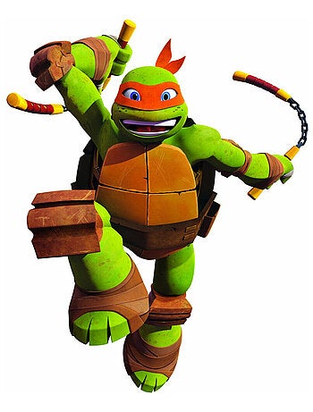 Stickers géant Michelangelo Tortues Ninja Nickelodeon H 90 CM