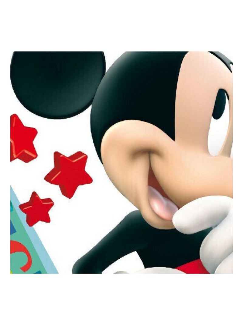 Stickers géant Mickey Disney Multicolore - Kiabi