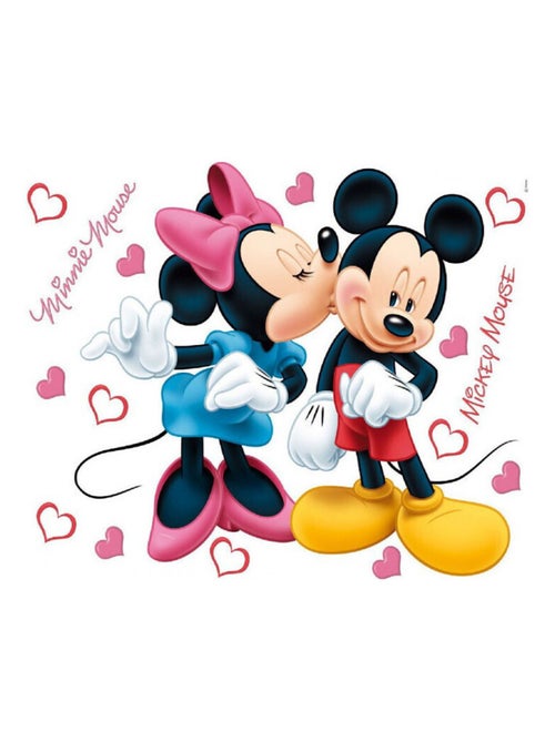 Stickers géant Mickey et Minnie Disney - Kiabi