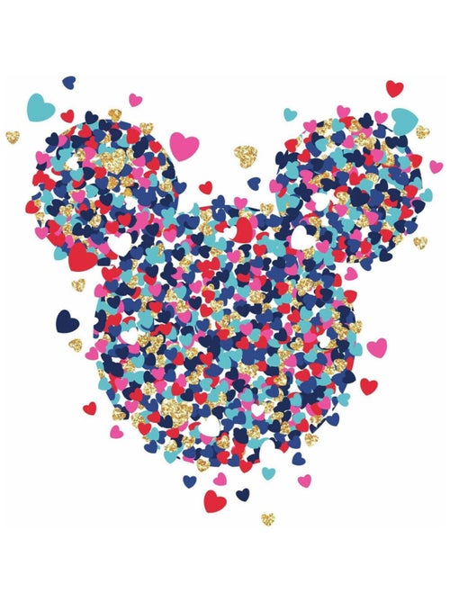 Stickers Géant Mickey Mouse coeur Disney 43X44 Cm - Kiabi