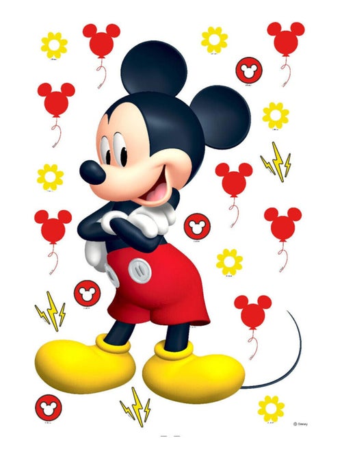 Stickers géant Mickey Mouse Disney - 42X65cm - Kiabi