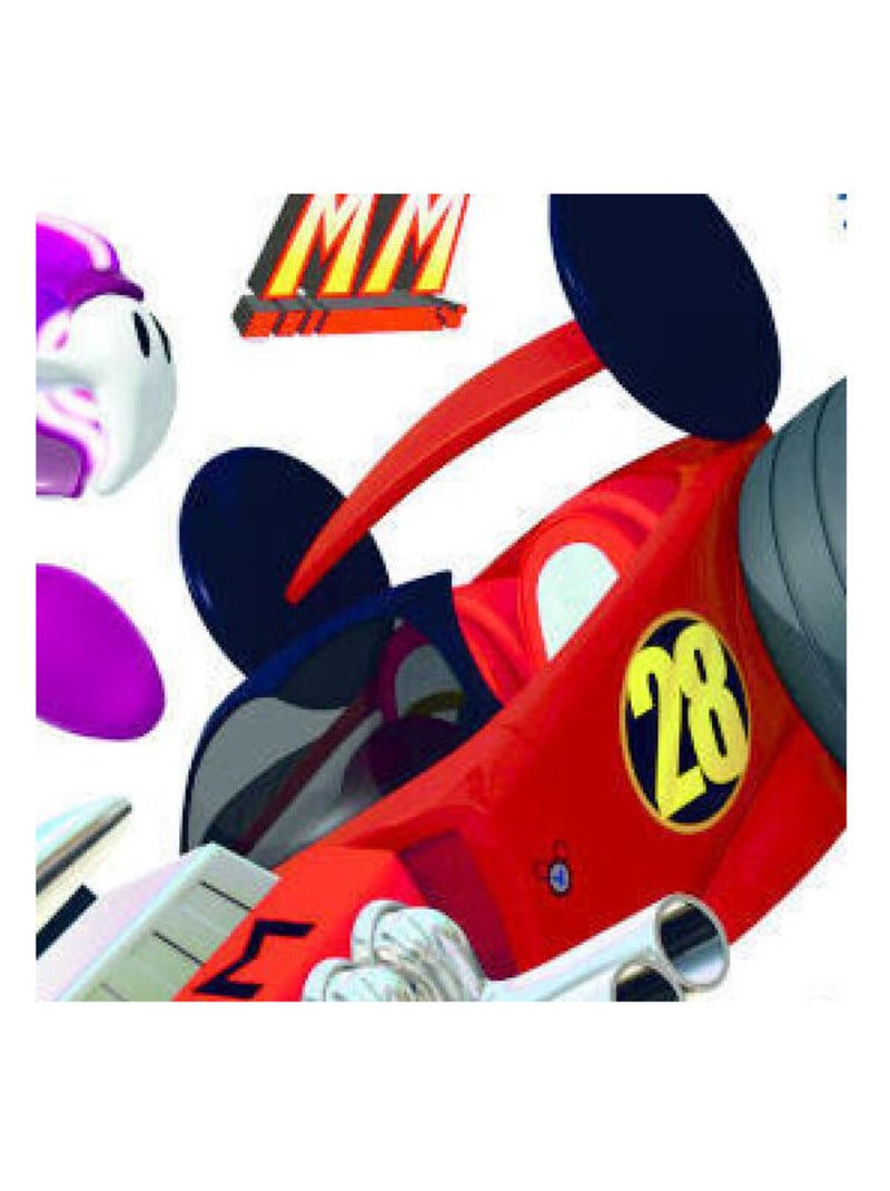 Stickers géant Mickey Roadster Disney Multicolore - Kiabi