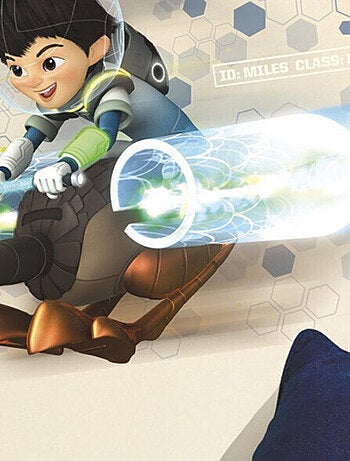 Stickers géant Miles & Merc dans l'espace Disney