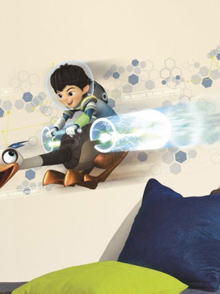 Stickers géant Miles & Merc dans l'espace Disney