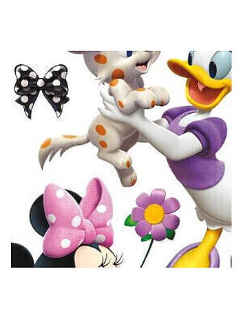 Stickers géant Minnie et Daisy animaux Disney