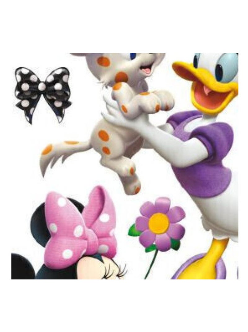 Stickers géant Minnie et Daisy animaux Disney Multicolore - Kiabi