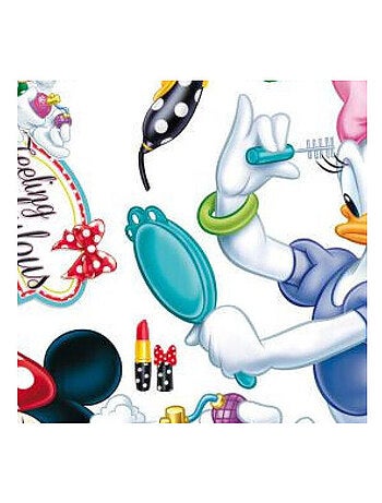Stickers géant Minnie et Daisy Make Up Disney