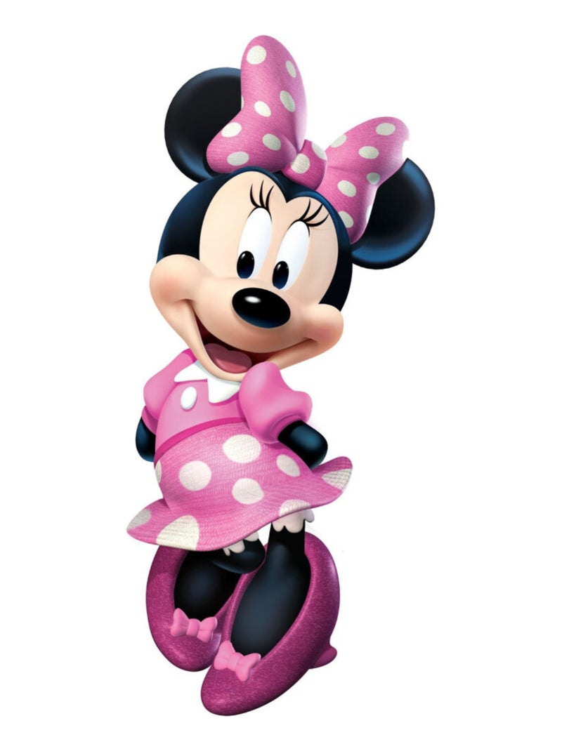 Stickers géant Minnie Mouse Boutique Disney Rose - Kiabi