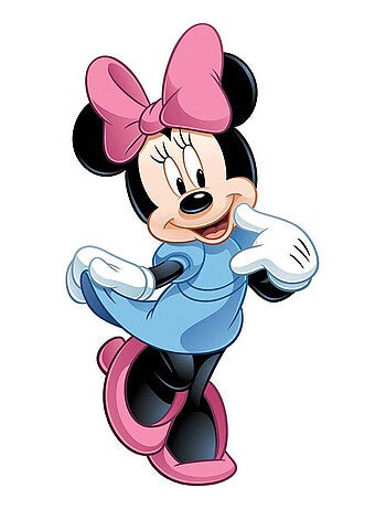 Stickers géant Minnie Mouse & Fleurs Disney