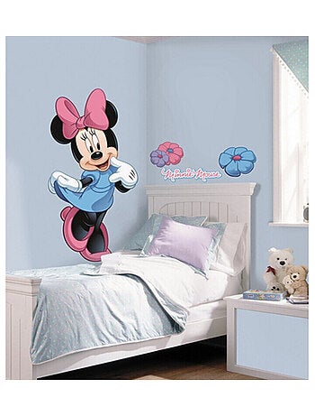 Stickers géant Minnie Mouse & Fleurs Disney