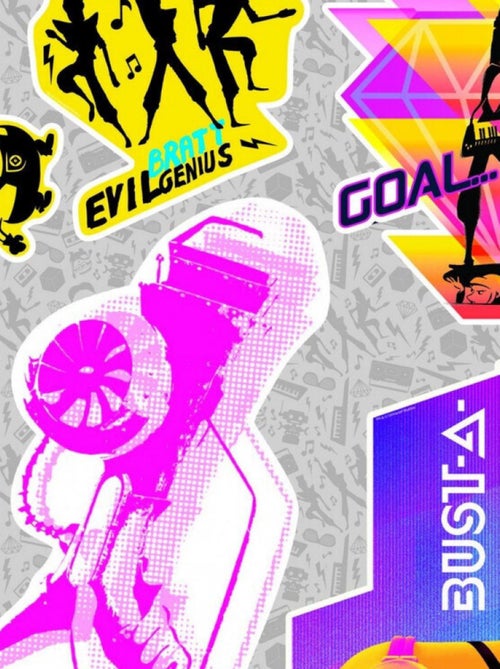 Stickers géant Musique Les Minions - Kiabi