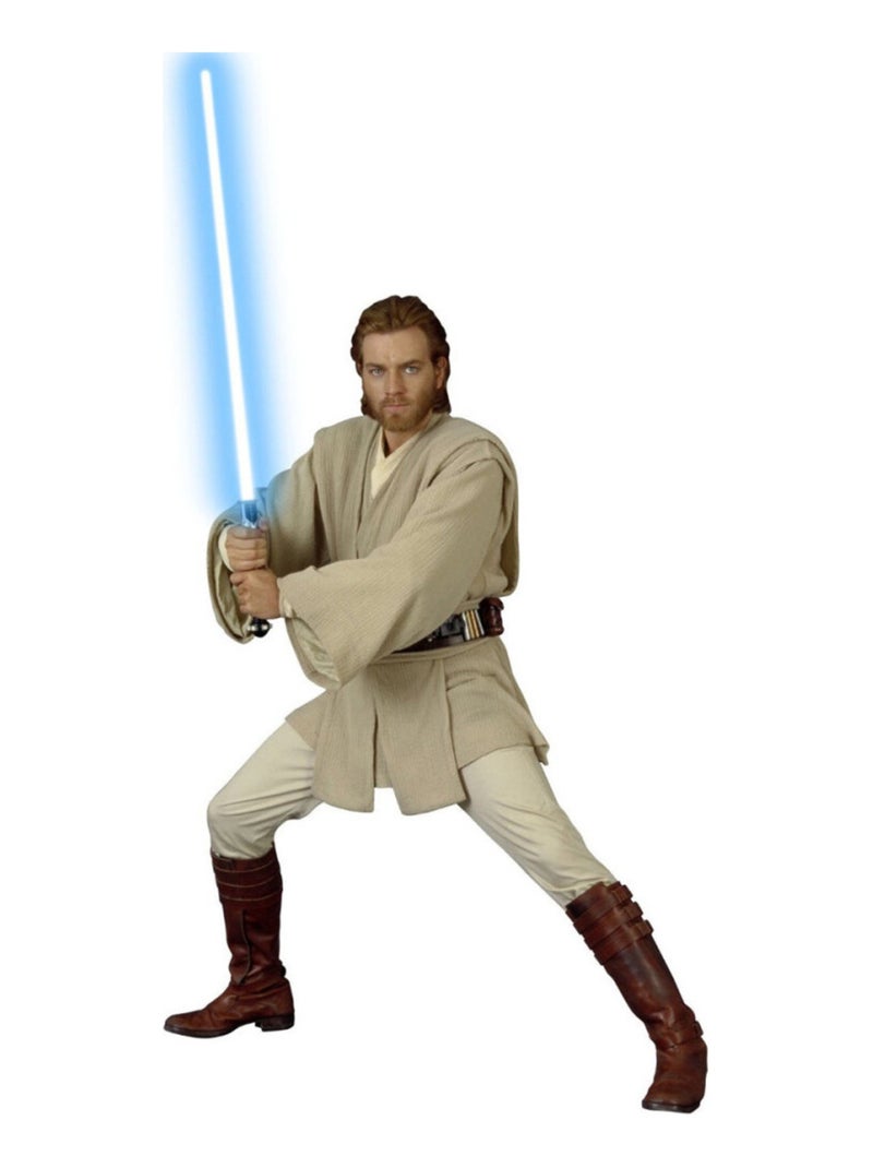 Stickers Géant Obi Wan Kenobi (Ewan Mcgregor) Star Wars Marron - Kiabi