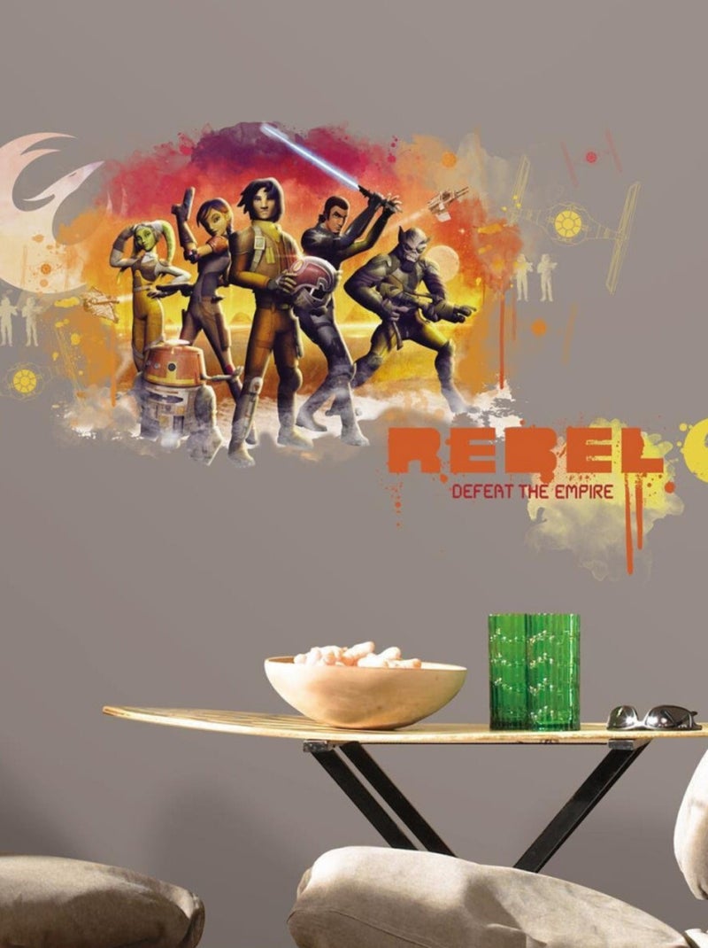 Stickers Géant Orange Star Wars Rebels Orange - Kiabi