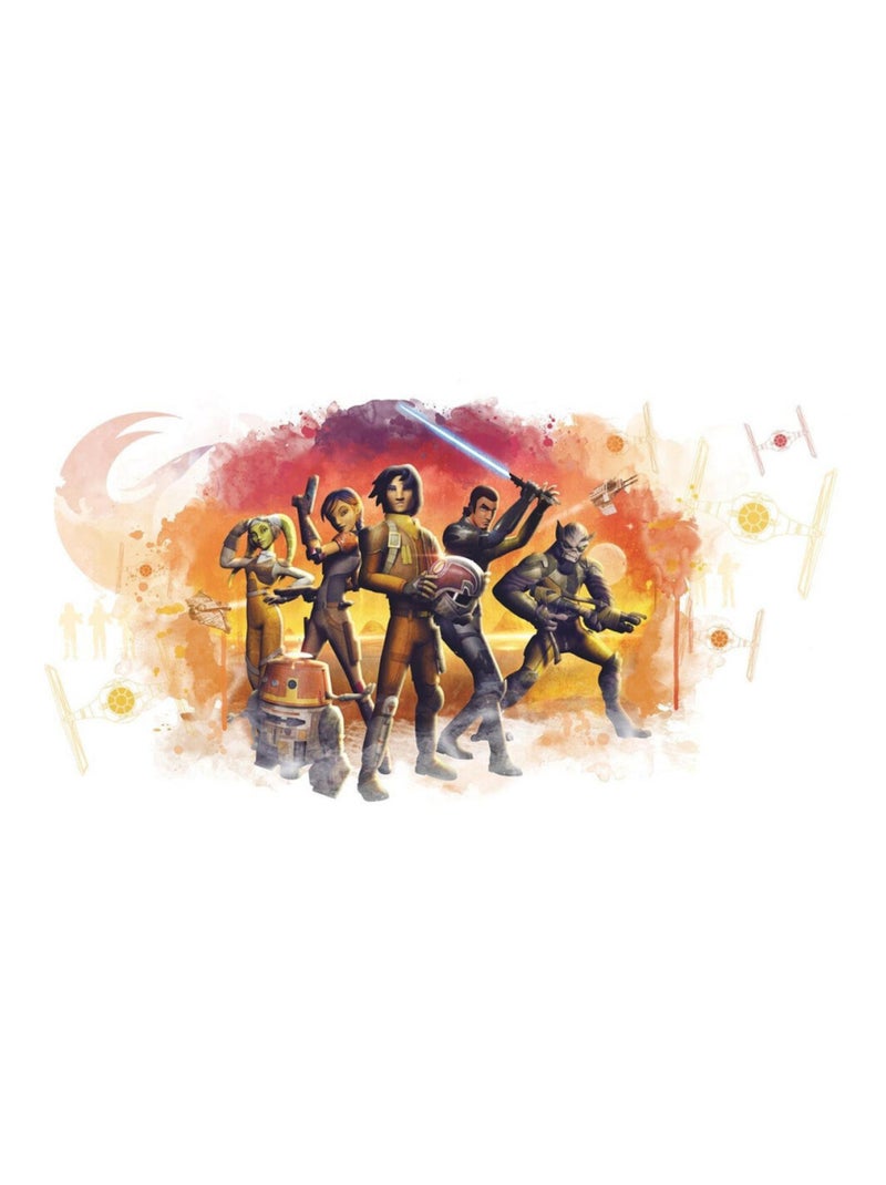 Stickers Géant Orange Star Wars Rebels Orange - Kiabi