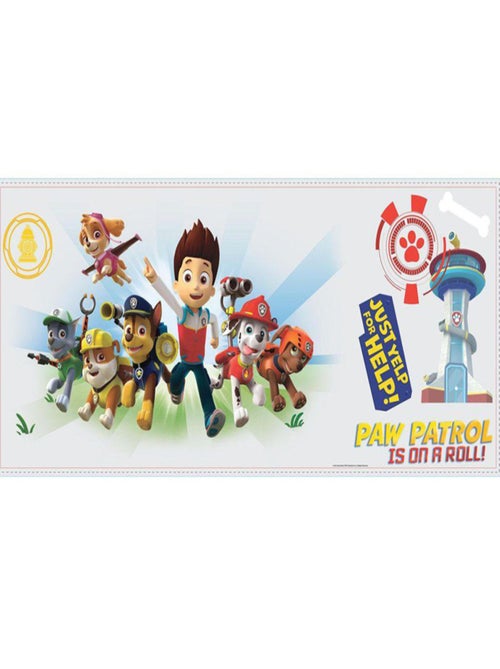 Stickers géant Pat' Patrouille repositionnable - Kiabi