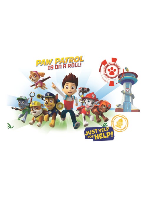 Stickers géant Pat' Patrouille repositionnable - Kiabi