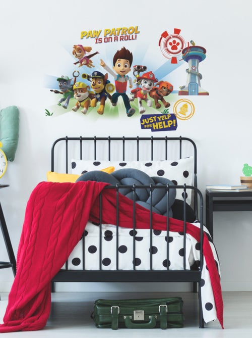Stickers géant Pat' Patrouille repositionnable - Kiabi