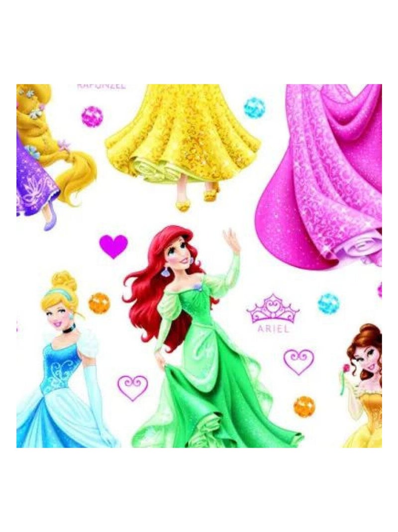 Stickers géant Princesses Disney 42.5 x 65 cm Multicolore - Kiabi