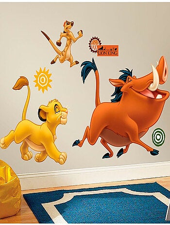 Stickers géant Simba et Timon & Pumba Roi Lion Disney