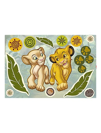 Stickers géant Simba & Nala Le Roi Lion Disney