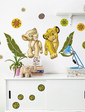 Stickers géant Simba & Nala Le Roi Lion Disney