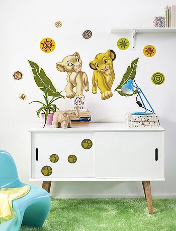 Stickers géant Simba & Nala Le Roi Lion Disney