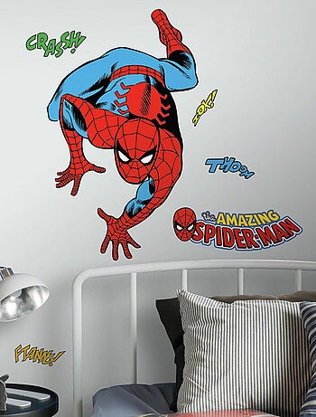 Stickers Géant Spiderman Comics Marvel - 53x86cm