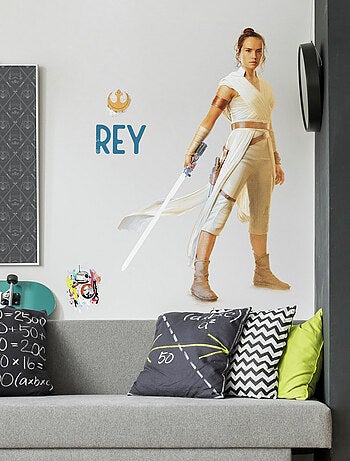 Stickers Géant Star Wars - modèle Rey L'Ascension de Skywalker